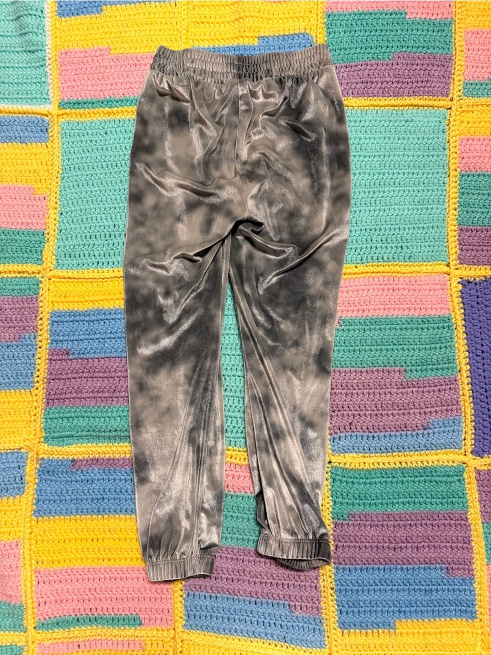 Nike Kids Gray Black Tie-Dye Jogger Sweatpants
